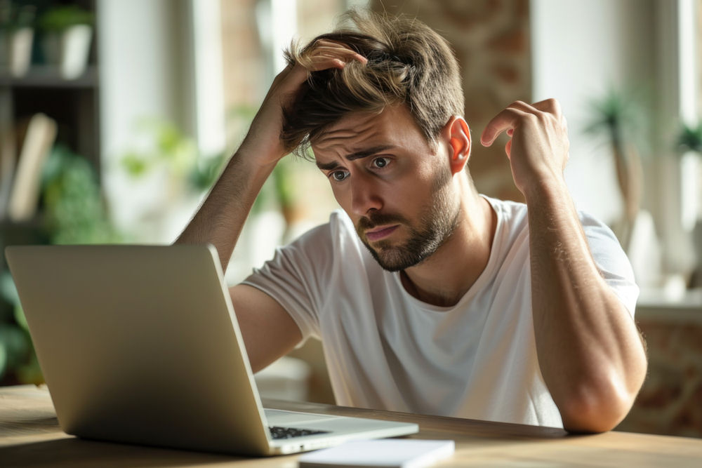 man managing money during recovery journey Support