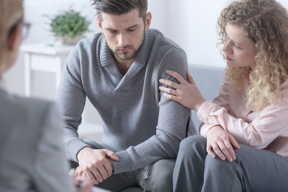 couple healing codependency in recovery session